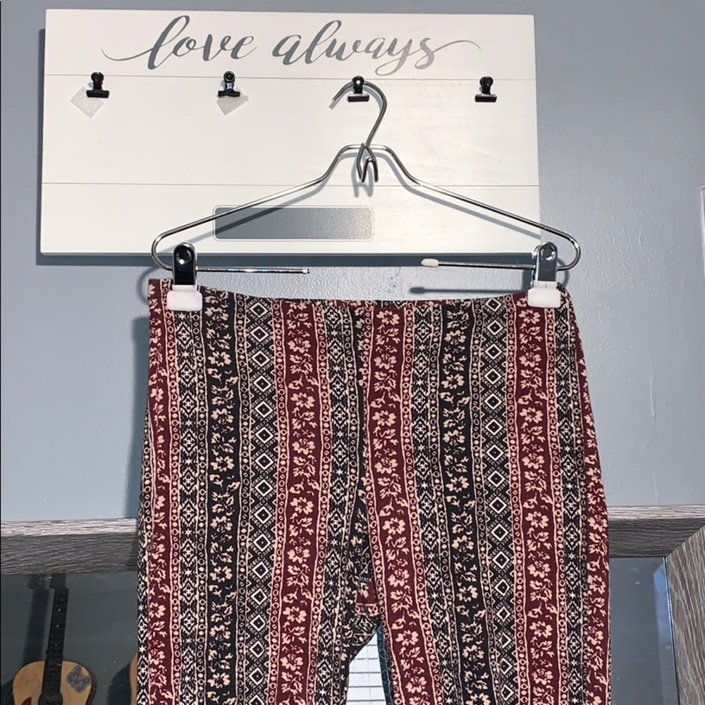 Tribal Print Knitted Pants
